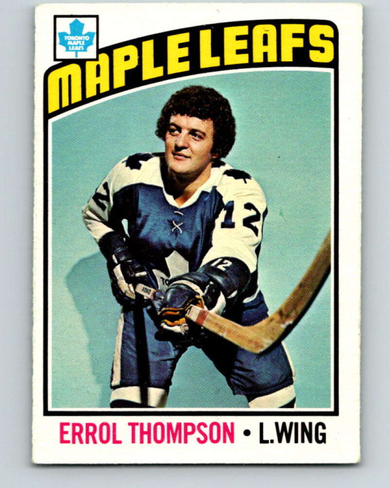 1976-77 O-Pee-Chee #259 Errol Thompson Toronto Maple Leafs V12643