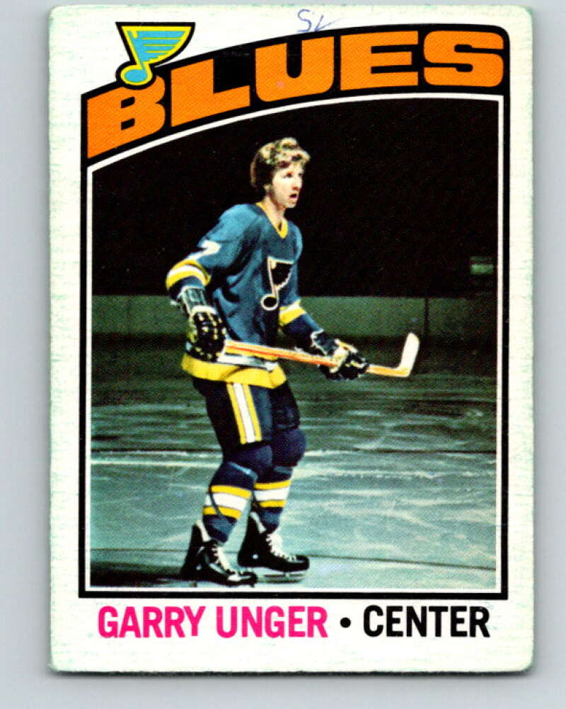 1976-77 O-Pee-Chee #260 Garry Unger St. Louis Blues V12647