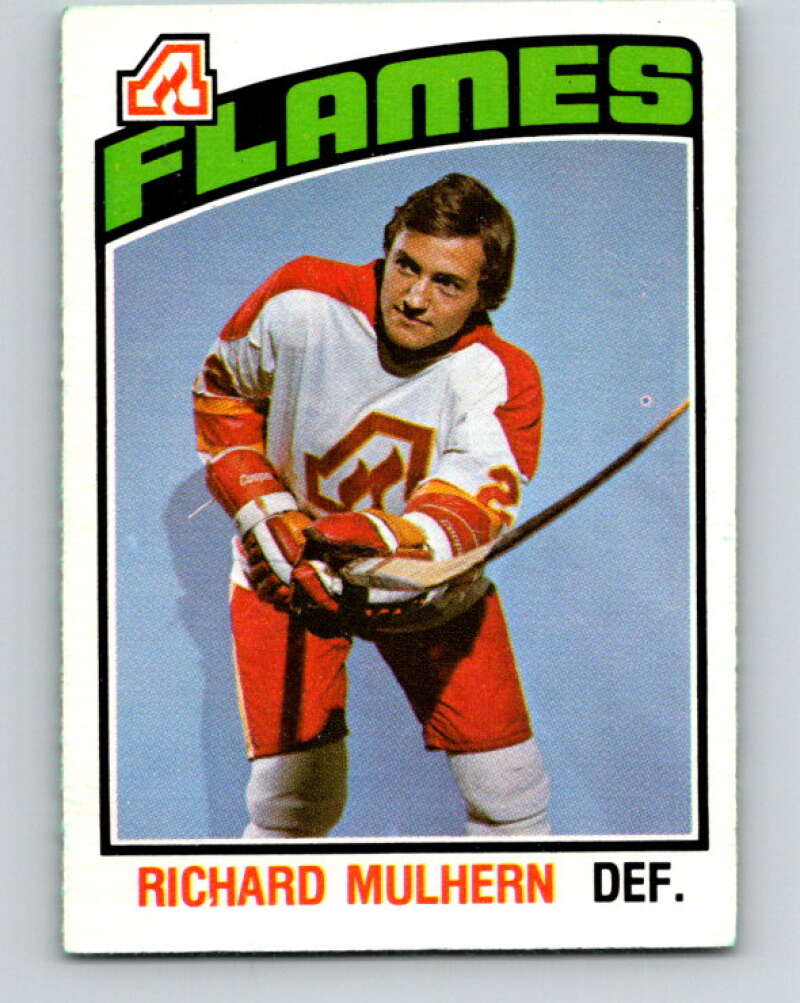 1976-77 O-Pee-Chee #265 Richard Mulhern RC Rookie Flames V12657