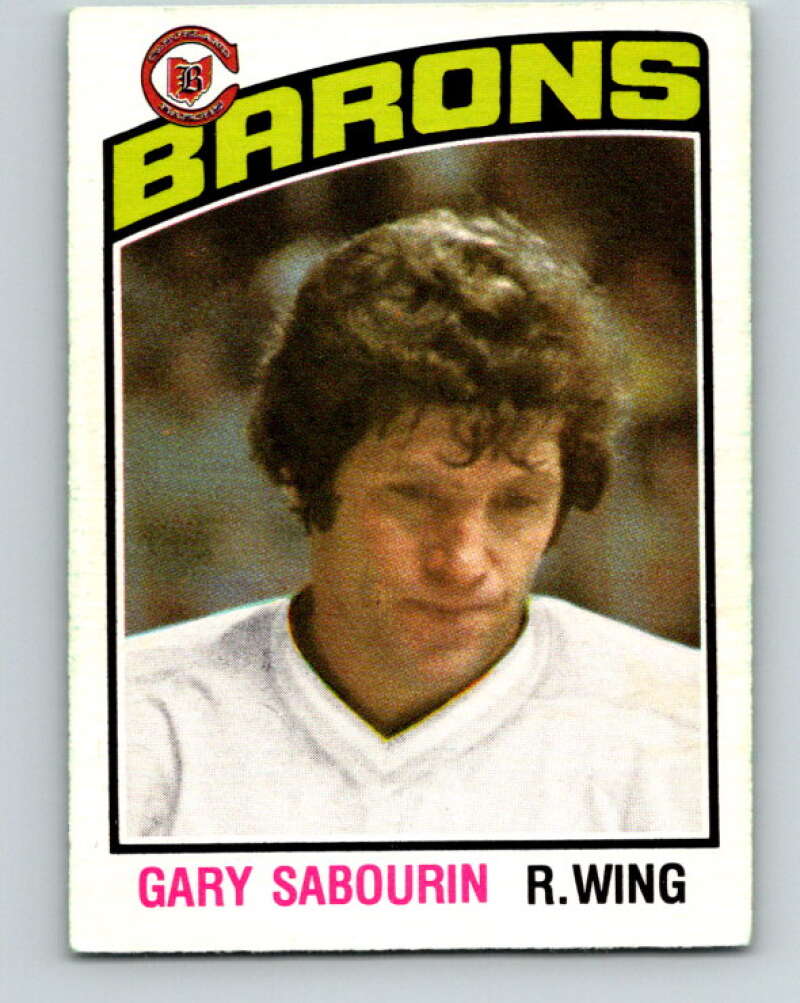 1976-77 O-Pee-Chee #266 Gary Sabourin Cleveland Barons V12661