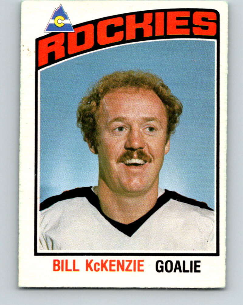 1976-77 O-Pee-Chee #267 Bill McKenzie UER RC Rookie Rockies V12665