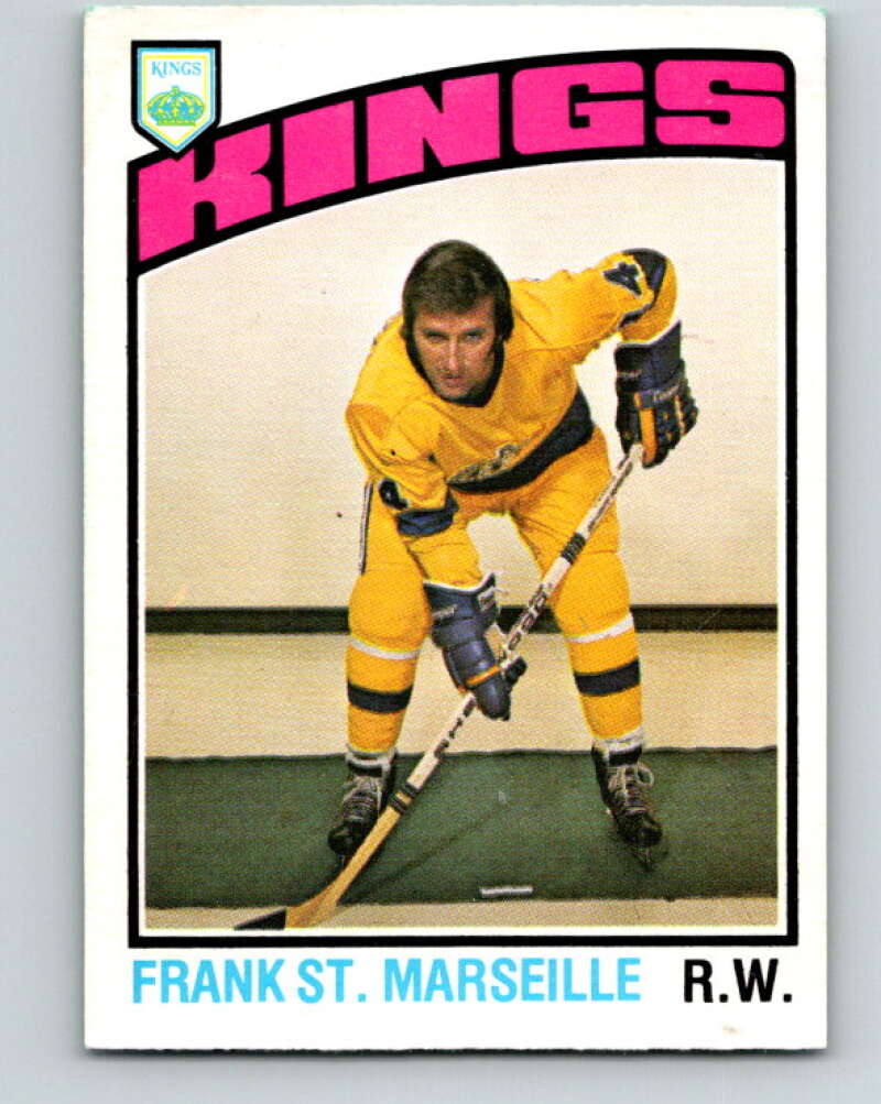 1976-77 O-Pee-Chee #276 Frank St. Marseille Los Angeles Kings V12684