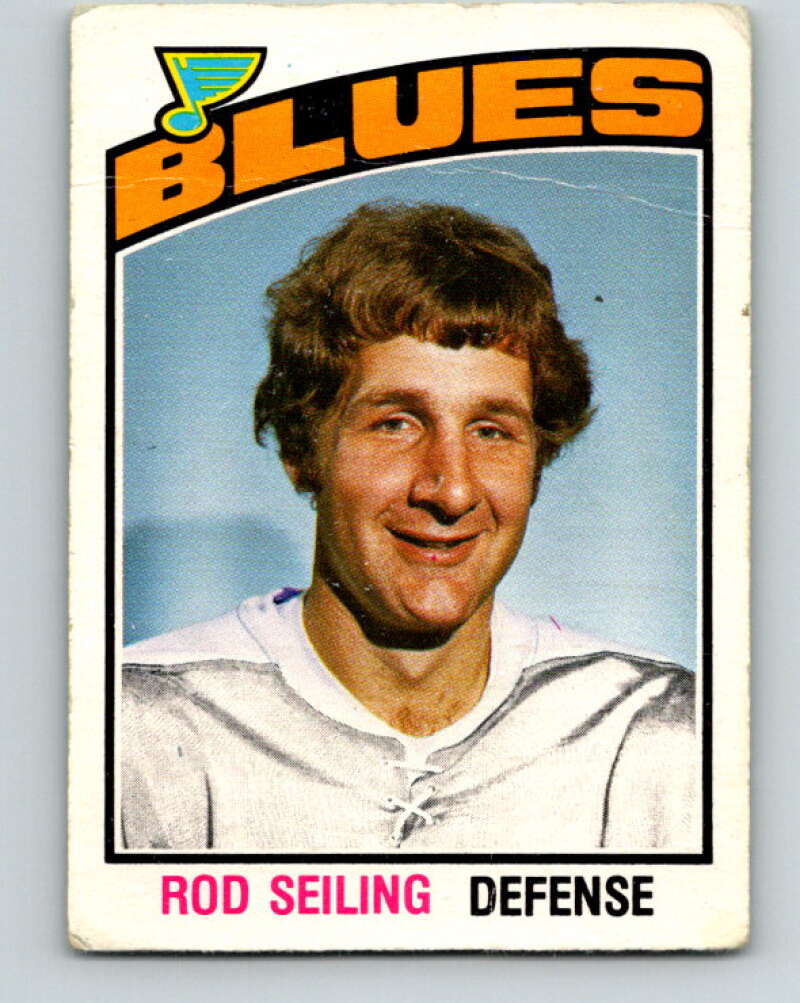 1976-77 O-Pee-Chee #280 Rod Seiling St. Louis Blues V12693