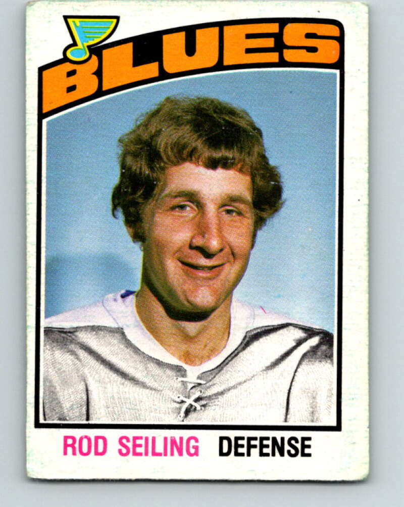 1976-77 O-Pee-Chee #280 Rod Seiling St. Louis Blues V12695