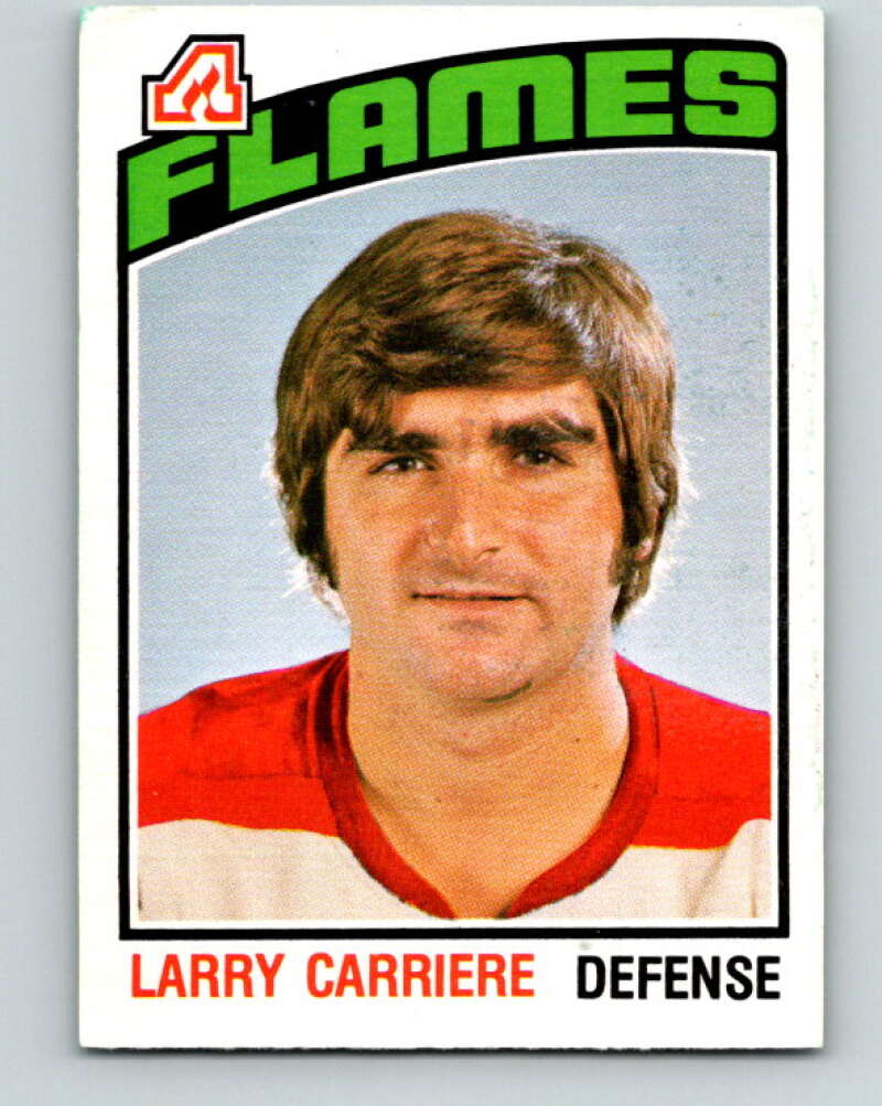 1976-77 O-Pee-Chee #297 Larry Carriere Atlanta Flames V12738