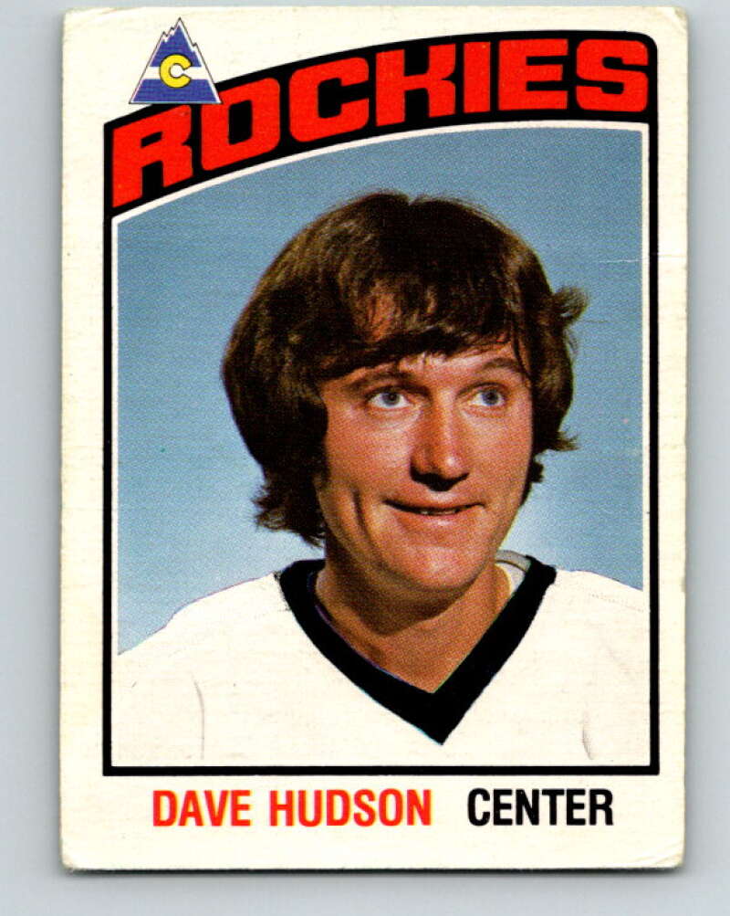 1976-77 O-Pee-Chee #299 Dave Hudson Colorado Rockies V12745