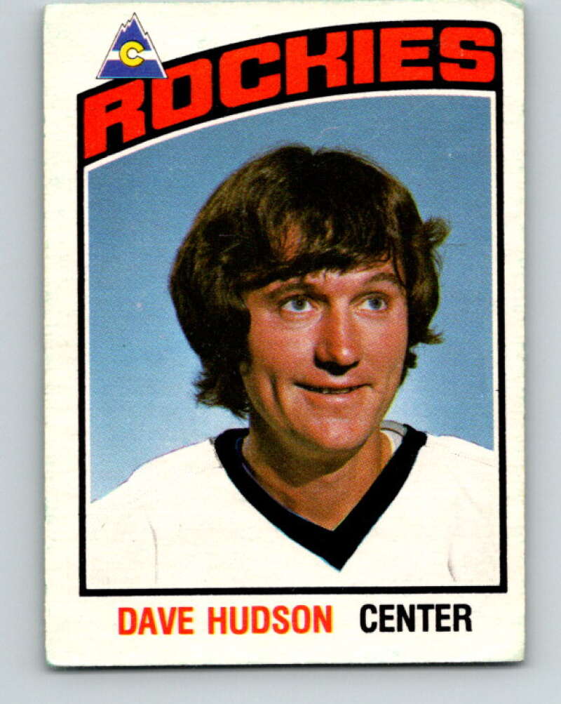 1976-77 O-Pee-Chee #299 Dave Hudson Colorado Rockies V12747