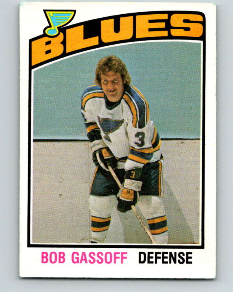 1976-77 O-Pee-Chee #301 Bob Gassoff St. Louis Blues V12750