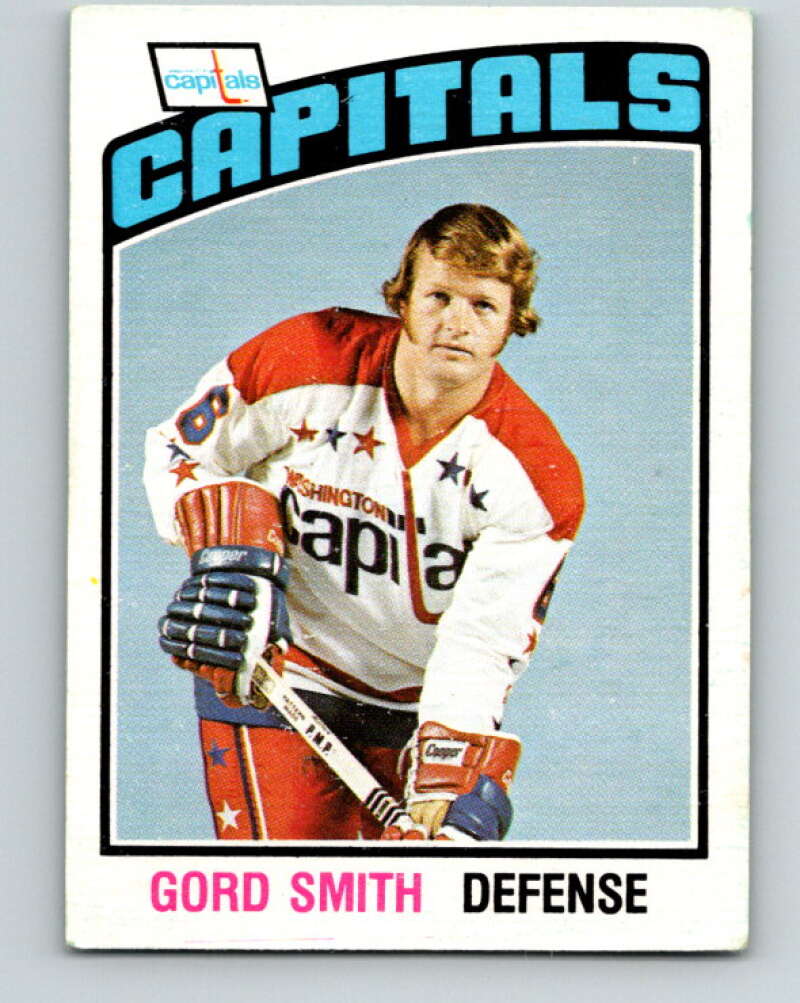 1976-77 O-Pee-Chee #303 Gord Smith RC Rookie Washington Capitals V12753