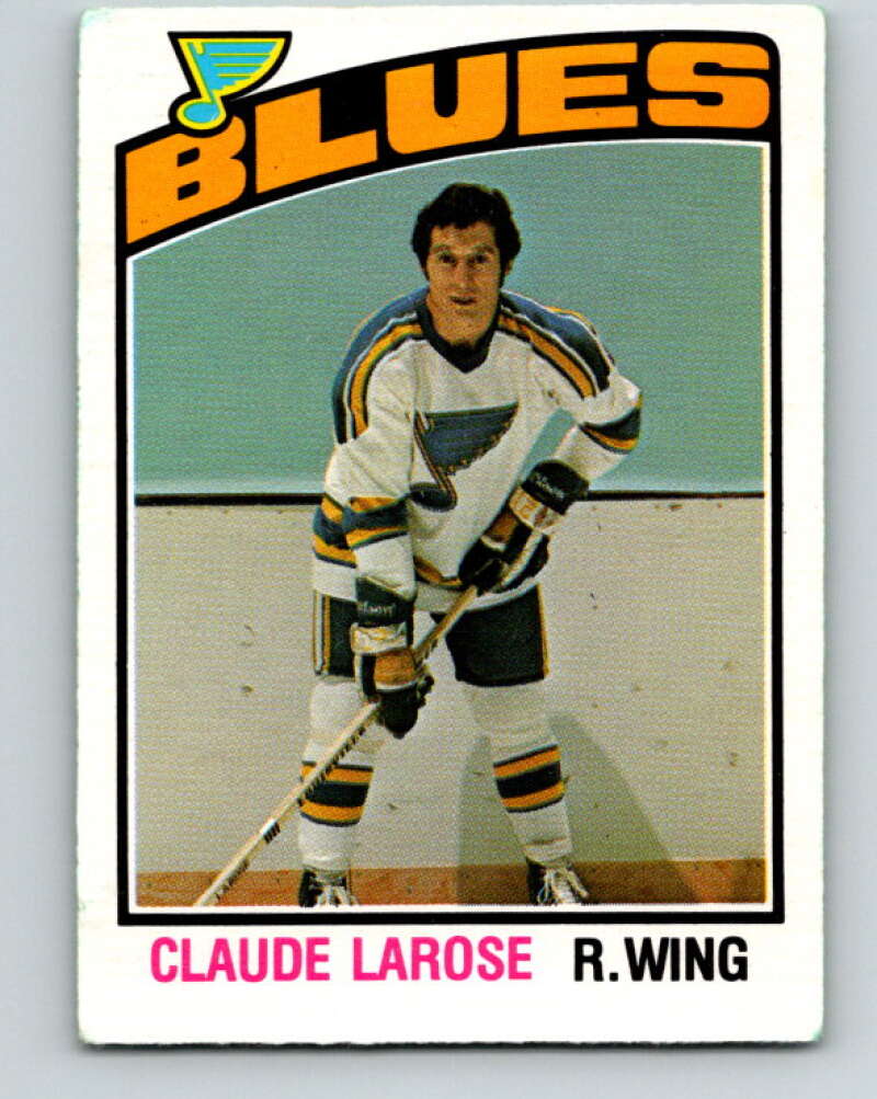 1976-77 O-Pee-Chee #310 Claude Larose St. Louis Blues V12760
