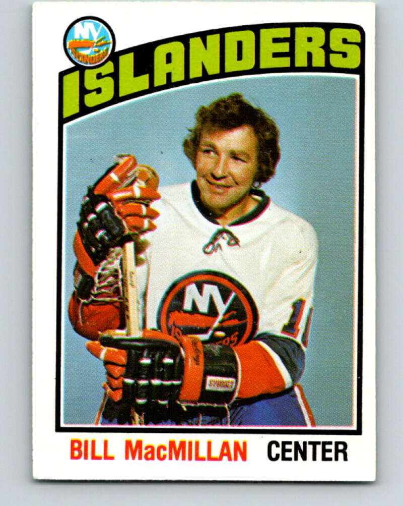 1976-77 O-Pee-Chee #312 Bill MacMillan New York Islanders V12767