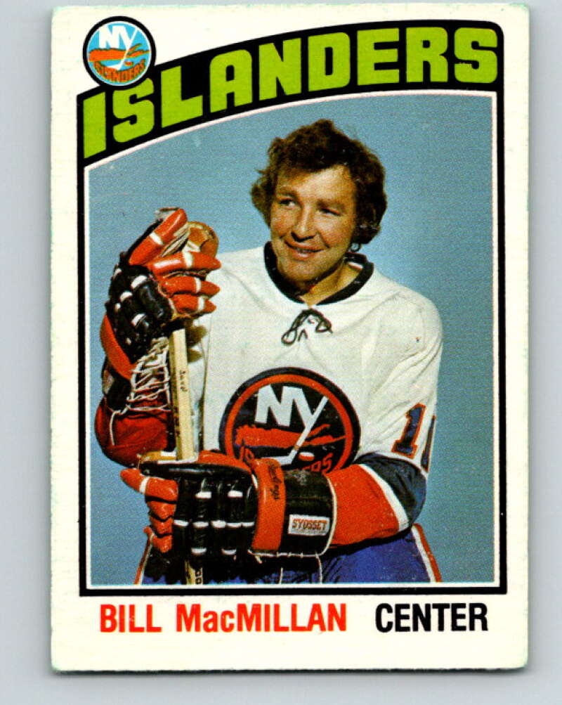 1976-77 O-Pee-Chee #312 Bill MacMillan New York Islanders V12768