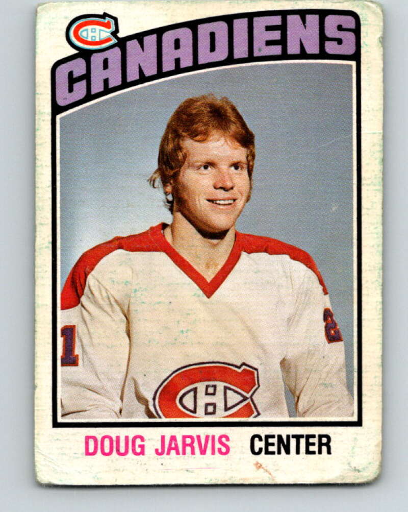 1976-77 O-Pee-Chee #313 Doug Jarvis RC Rookie Canadiens V12775