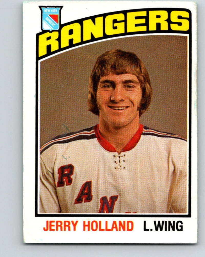 1976-77 O-Pee-Chee #315 Jerry Holland New York Rangers V12778