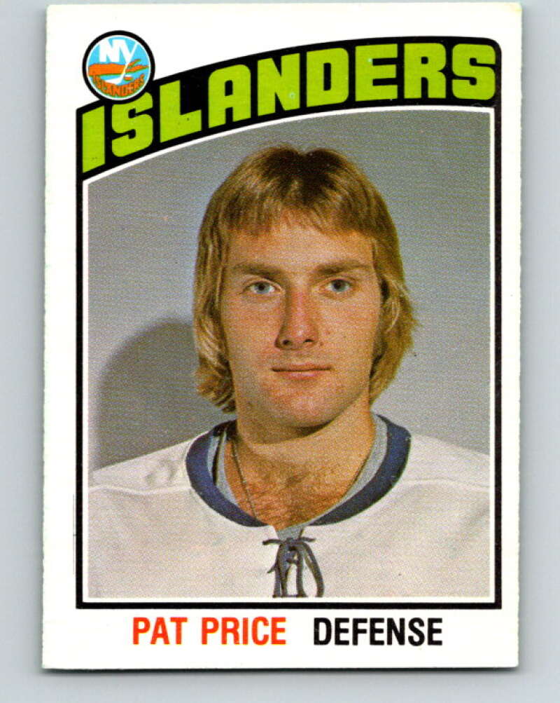 1976-77 O-Pee-Chee #318 Pat Price RC Rookie New York Islanders V12789