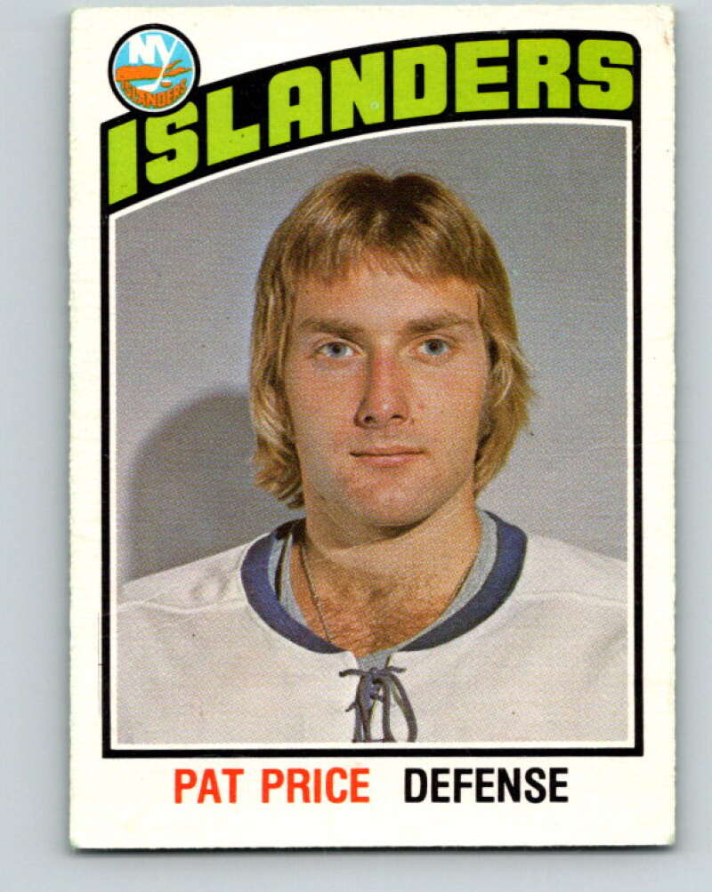 1976-77 O-Pee-Chee #318 Pat Price RC Rookie New York Islanders V12790