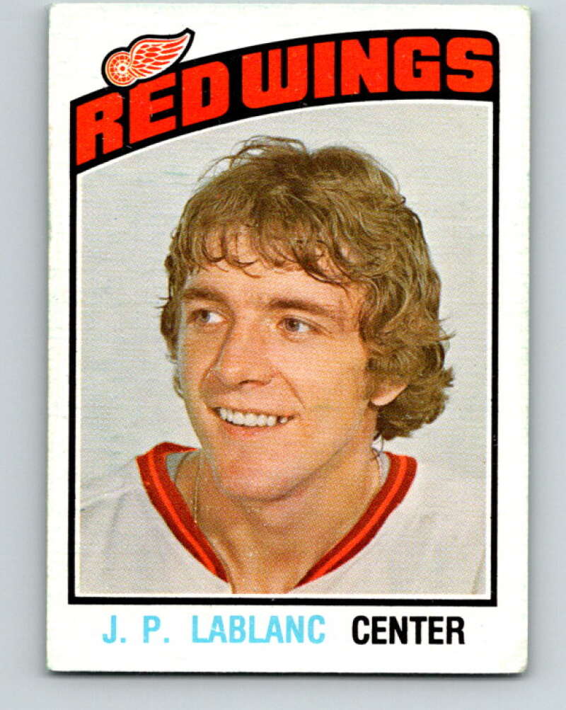1976-77 O-Pee-Chee #326 Jean-Paul LeBlanc Detroit Red Wings V12801
