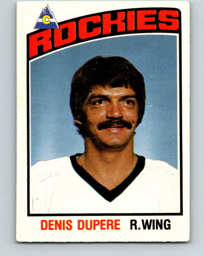 1976-77 O-Pee-Chee #334 Denis Dupere Colorado Rockies V12823