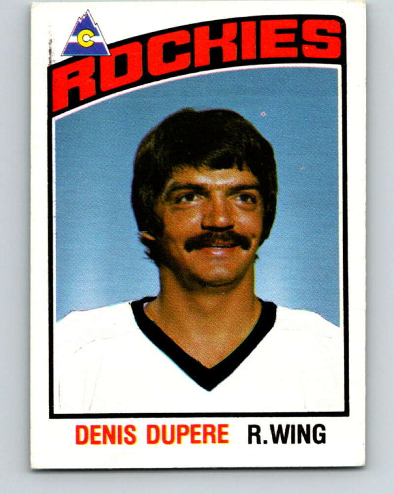 1976-77 O-Pee-Chee #334 Denis Dupere Colorado Rockies V12824