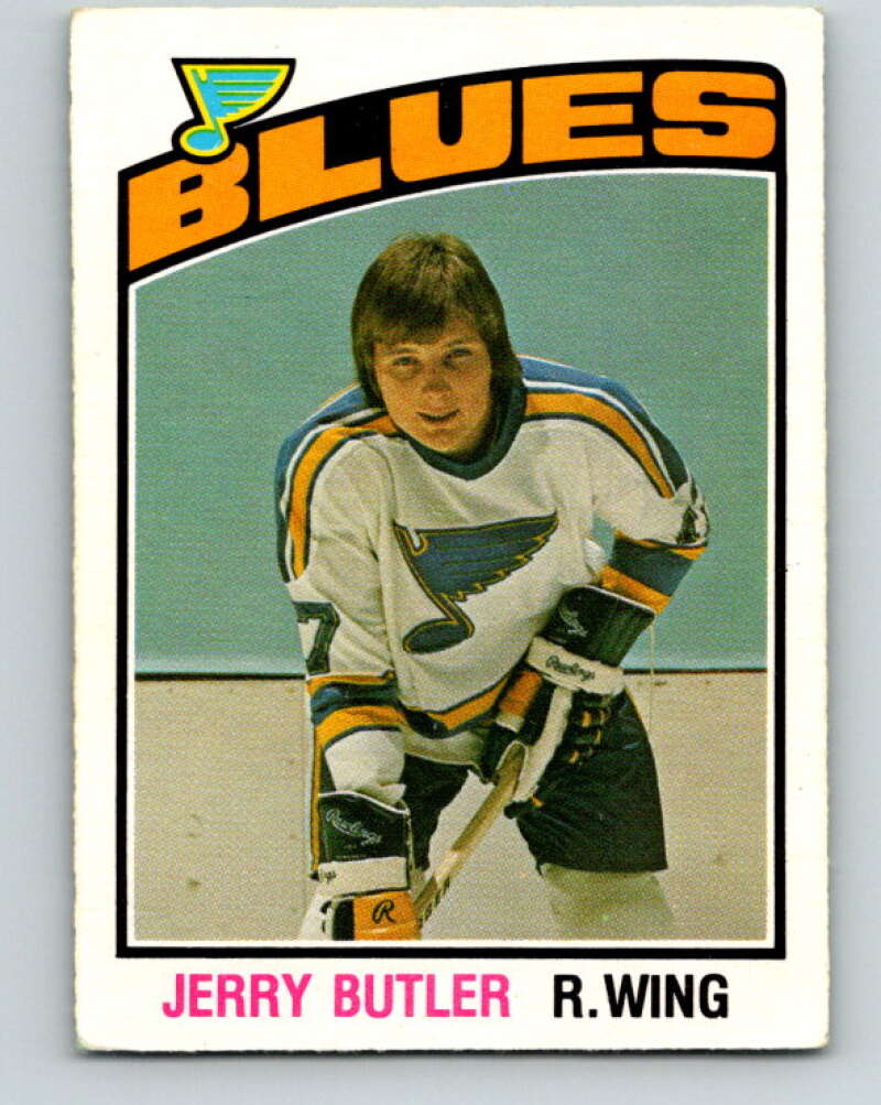 1976-77 O-Pee-Chee #336 Jerry Butler St. Louis Blues V12829