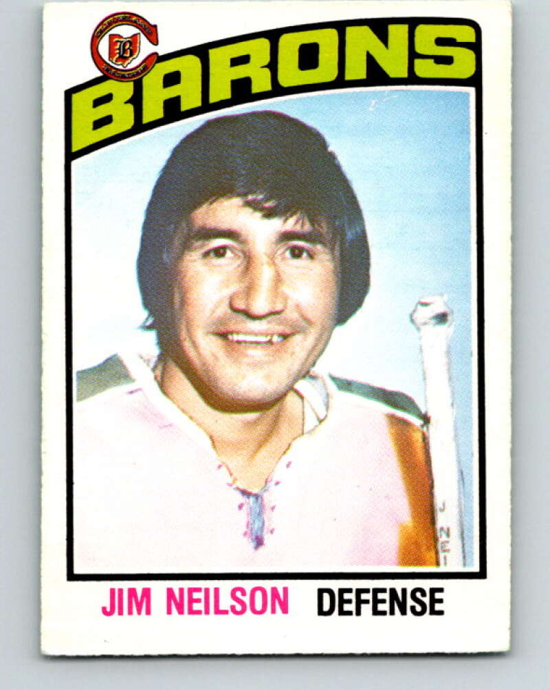 1976-77 O-Pee-Chee #344 Jim Neilson Cleveland Barons V12839