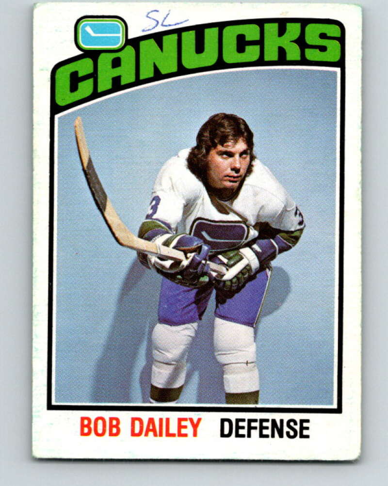 1976-77 O-Pee-Chee #350 Bob Dailey Vancouver Canucks V12847