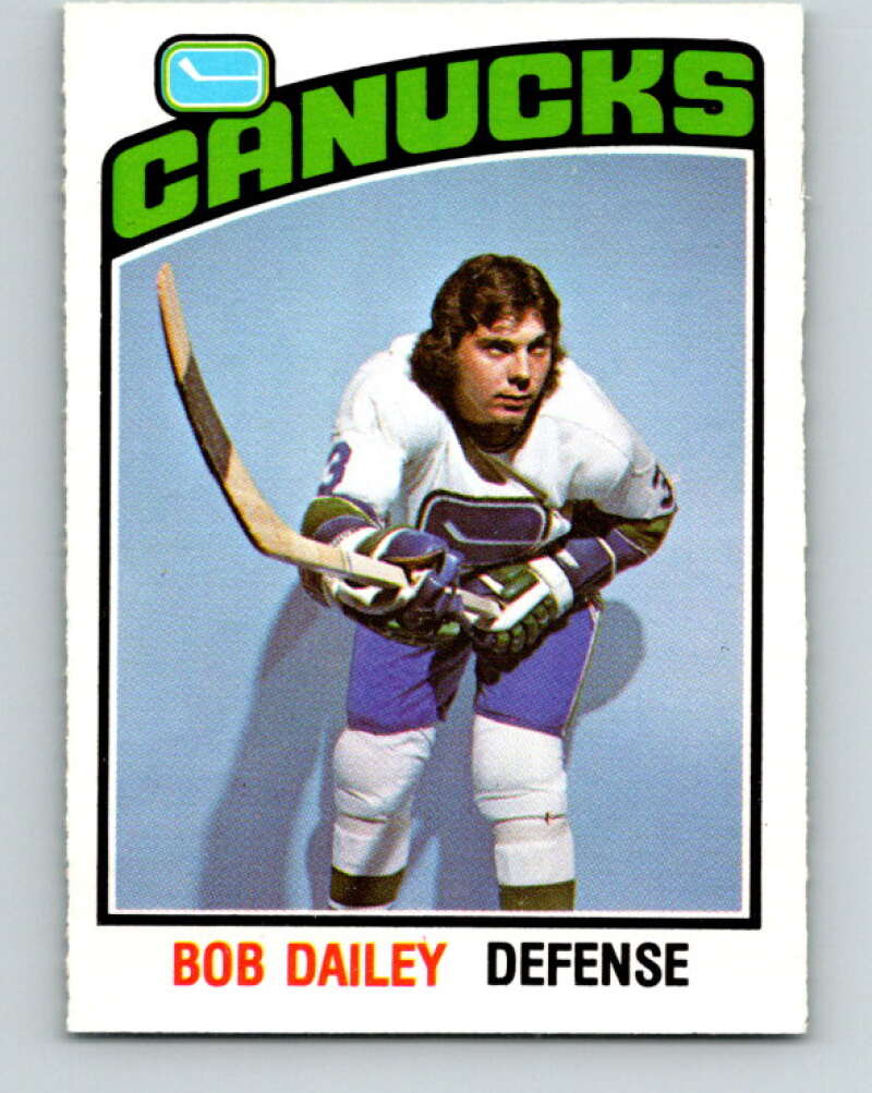 1976-77 O-Pee-Chee #350 Bob Dailey Vancouver Canucks V12848
