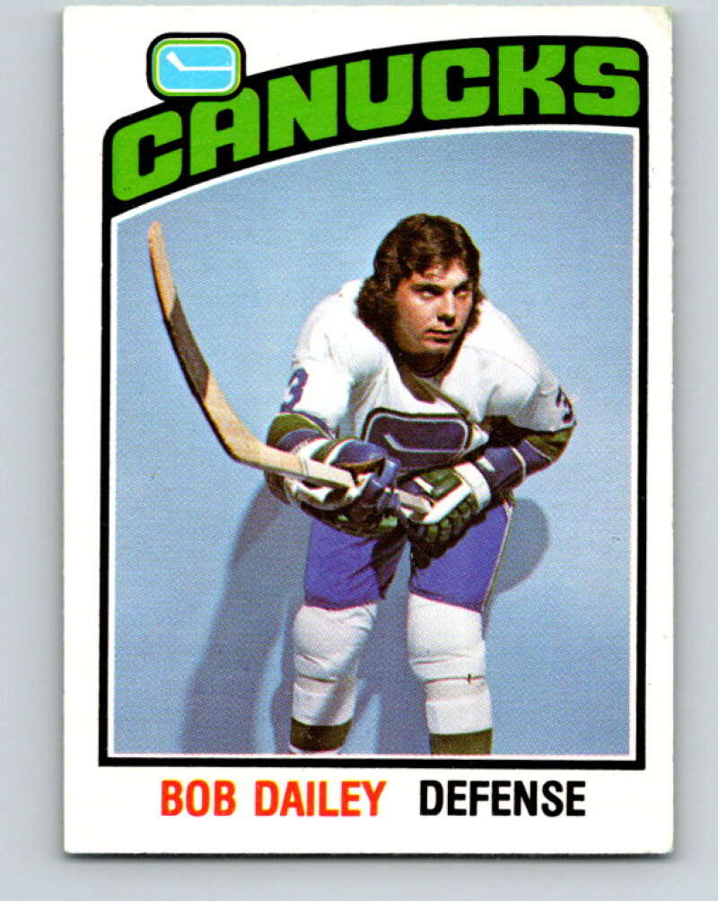 1976-77 O-Pee-Chee #350 Bob Dailey Vancouver Canucks V12849