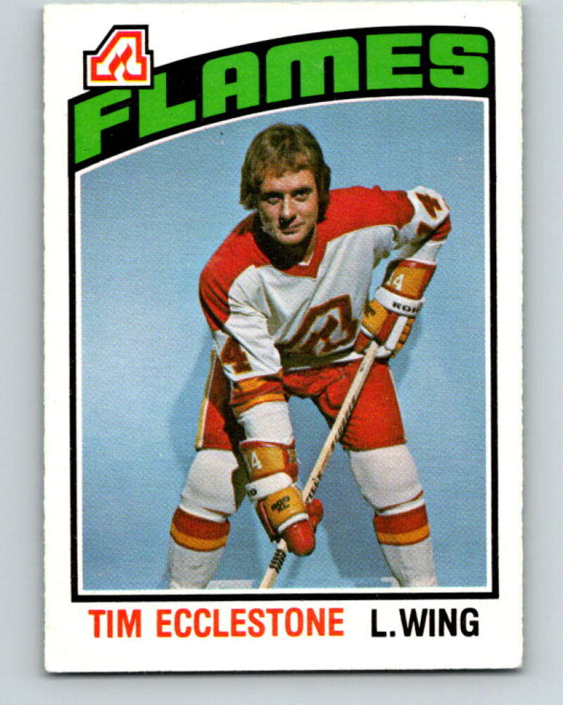 1976-77 O-Pee-Chee #351 Tim Ecclestone Atlanta Flames V12851
