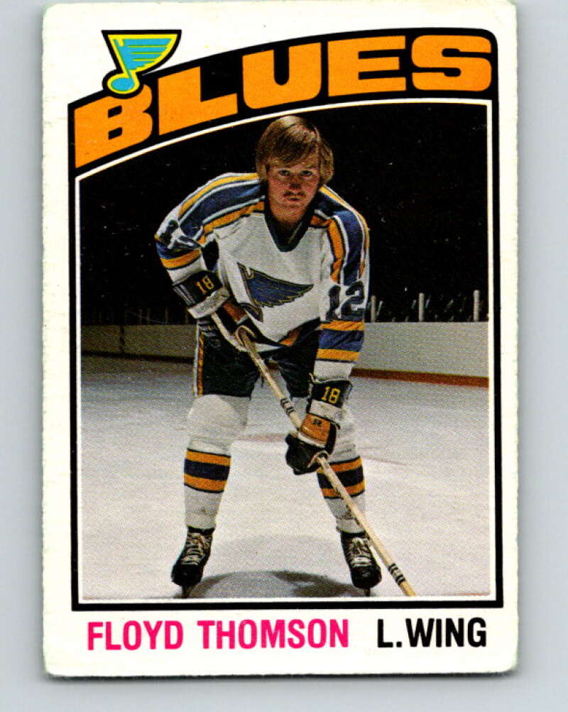 1976-77 O-Pee-Chee #356 Floyd Thomson St. Louis Blues V12863