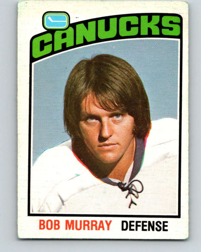 1976-77 O-Pee-Chee #363 Bob Murray Vancouver Canucks V12879