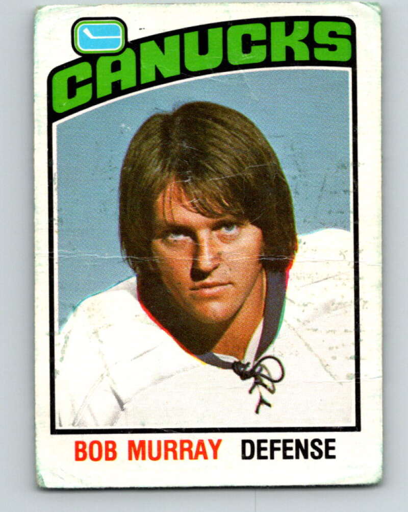 1976-77 O-Pee-Chee #363 Bob Murray Vancouver Canucks V12880