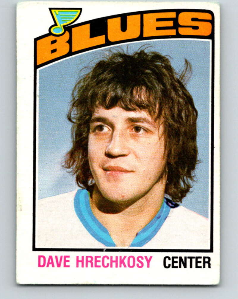 1976-77 O-Pee-Chee #364 Dave Hrechkosy St. Louis Blues V12881