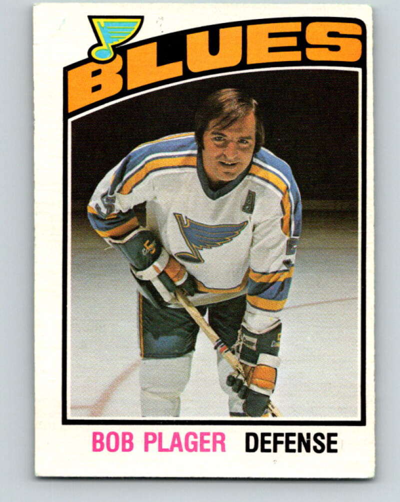1976-77 O-Pee-Chee #369 Bob Plager St. Louis Blues V12891