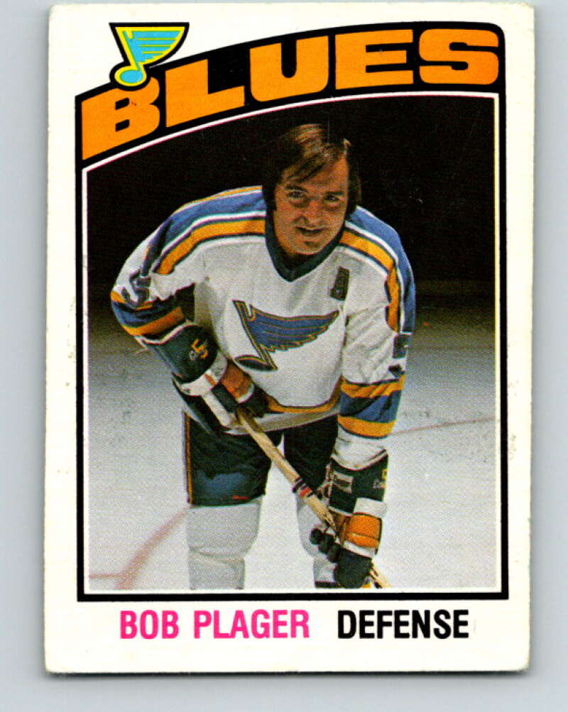 1976-77 O-Pee-Chee #369 Bob Plager St. Louis Blues V12892