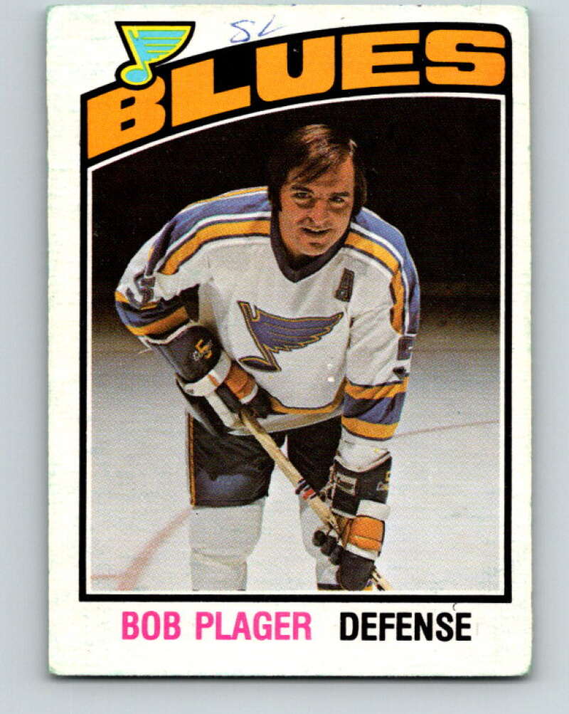 1976-77 O-Pee-Chee #369 Bob Plager St. Louis Blues V12893