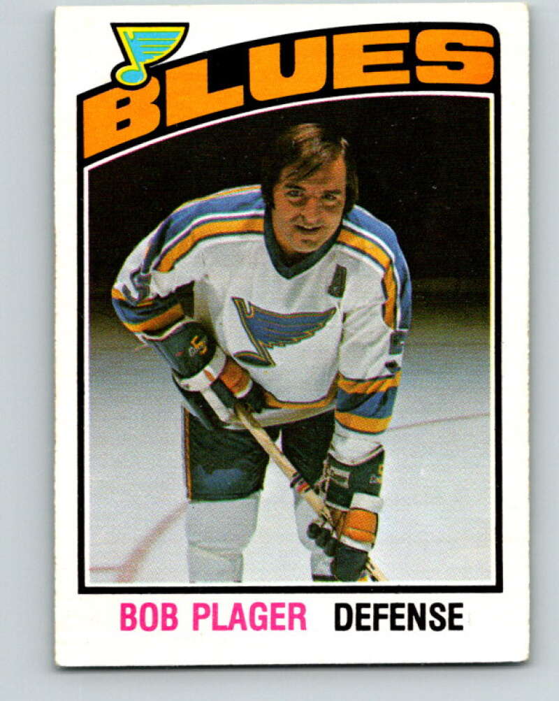 1976-77 O-Pee-Chee #369 Bob Plager St. Louis Blues V12894