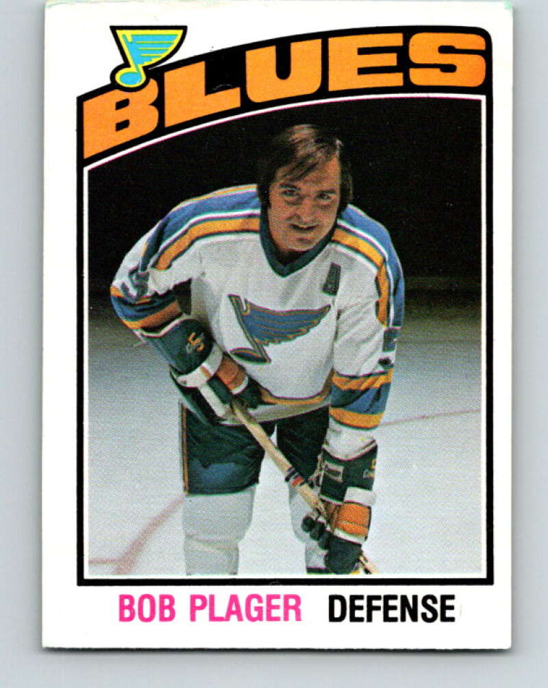 1976-77 O-Pee-Chee #369 Bob Plager St. Louis Blues V12895