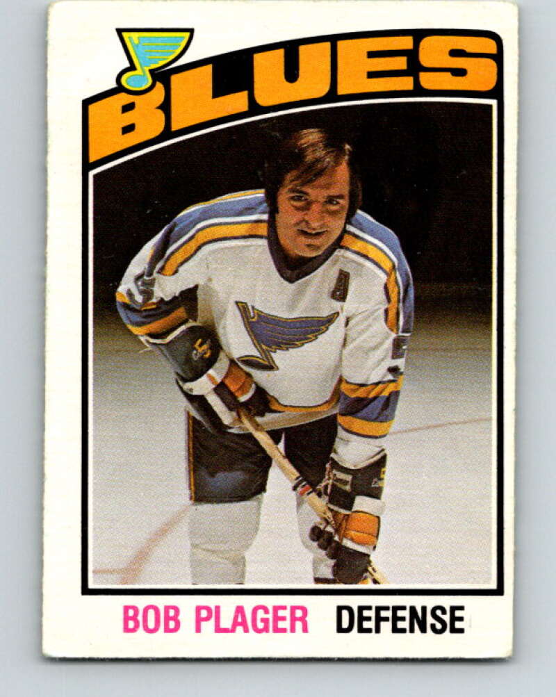 1976-77 O-Pee-Chee #369 Bob Plager St. Louis Blues V12896