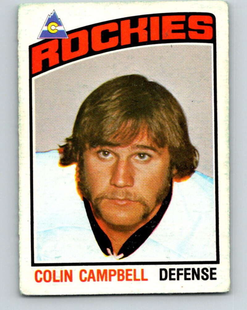 1976-77 O-Pee-Chee #372 Colin Campbell Colorado Rockies V12902