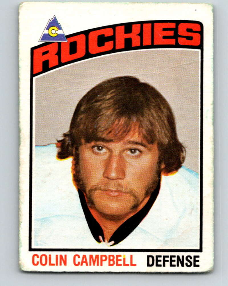 1976-77 O-Pee-Chee #372 Colin Campbell Colorado Rockies V12904