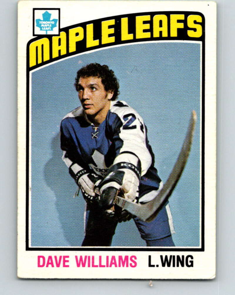 1976-77 O-Pee-Chee #373 Tiger Williams RC Rookie Toronto V12905