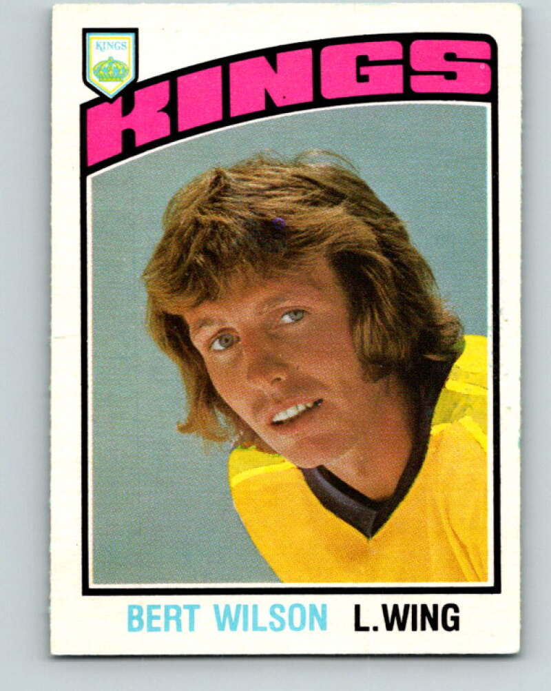 1976-77 O-Pee-Chee #378 Bert Wilson Los Angeles Kings V12917