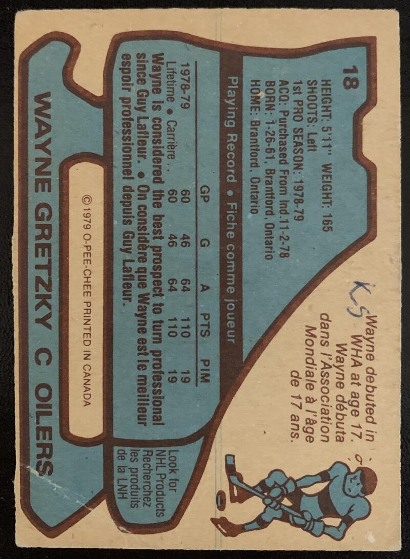 1979-80 O-Pee-Chee NHL Hockey Complete Set 1-396 Gretzky Rookie *0186