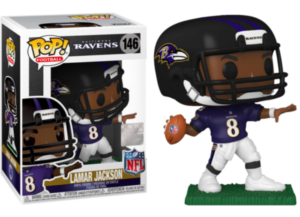 Funko Pop - 146 Football NFL - Lamar Jackson Baltimore Ravens Vinyl Figure
