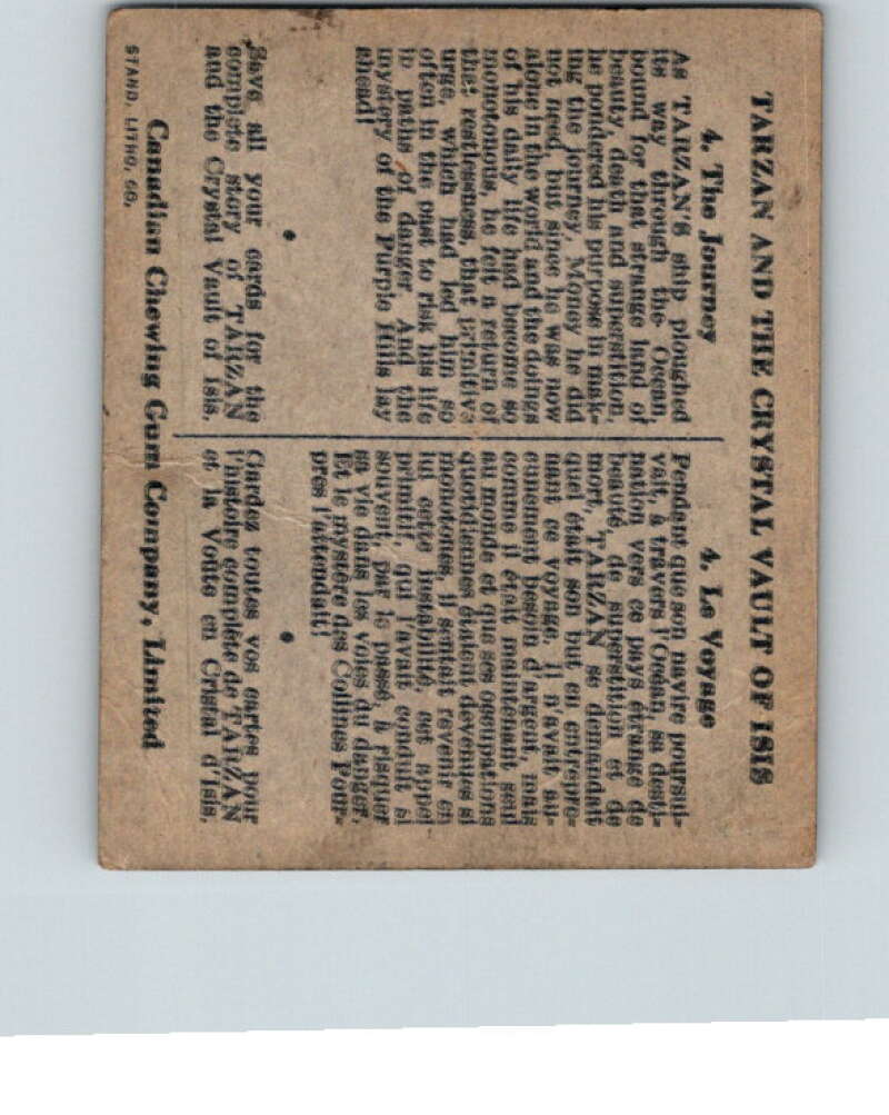 1934 Tarzan Cryastal Vault of Isis #4 The Journey V16343