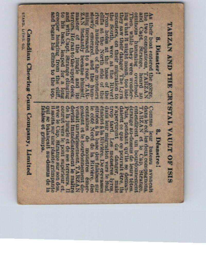 1934 Tarzan Cryastal Vault of Isis #8 Disaster V16347