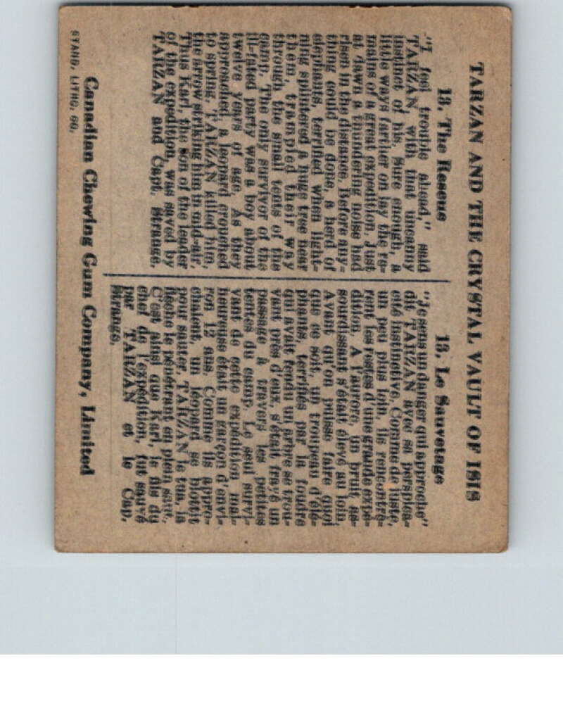 1934 Tarzan Cryastal Vault of Isis #13 The Rescue V16351
