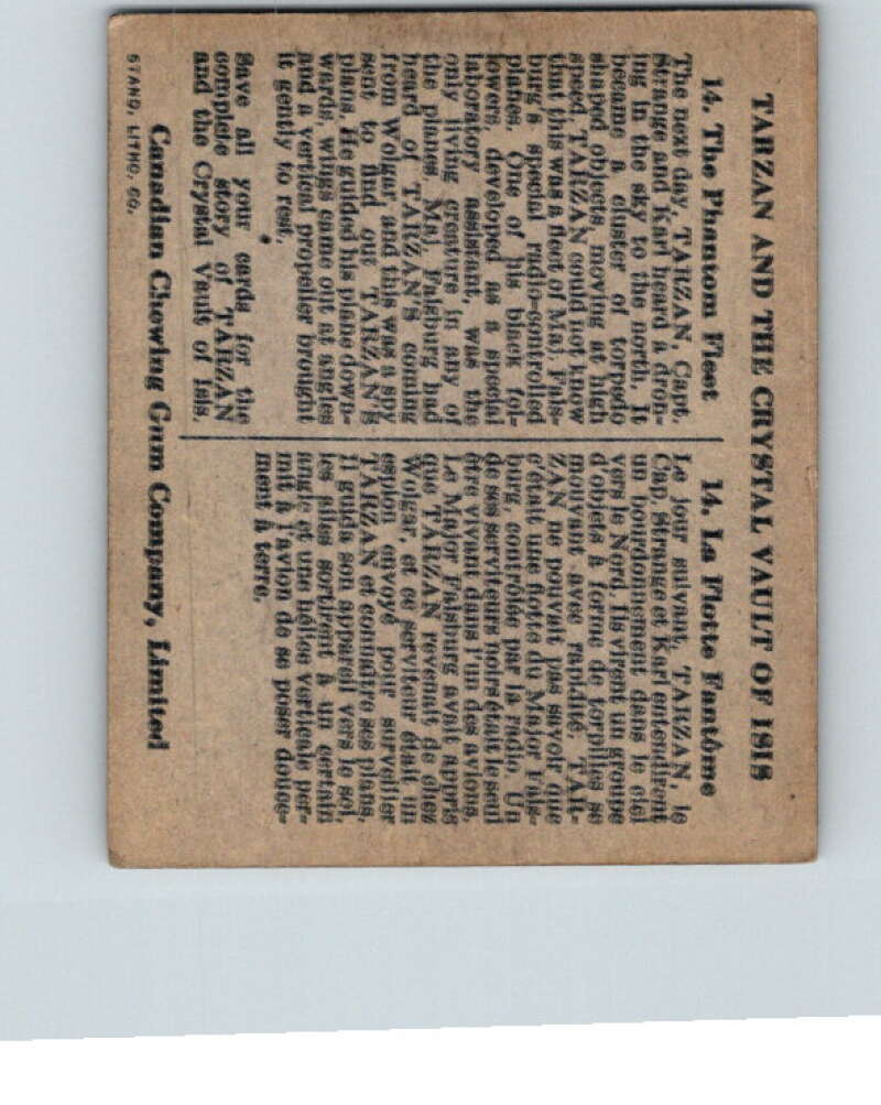 1934 Tarzan Cryastal Vault of Isis #14 The Phantom Fleet V16352
