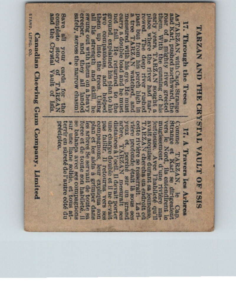 1934 Tarzan Cryastal Vault of Isis #17 Through Trees V16355